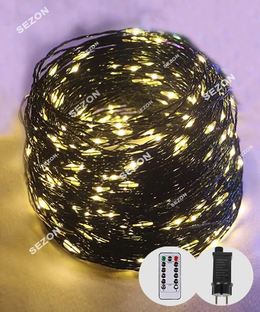 19051-07-nov.864x1038 Роса на катушці 500 LED 50м зелен. провід, 8 режимів+ пульт ДК, теплий білий — изображение 4