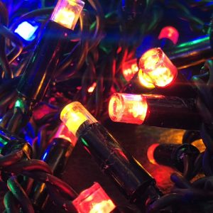 Штора-гірлянда Вулична 120 LED BX 3 на 1 м. кольорова