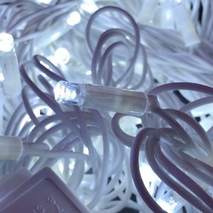 Штора-гірлянда Вулична 120 LED CX 3 на 1 м. біла