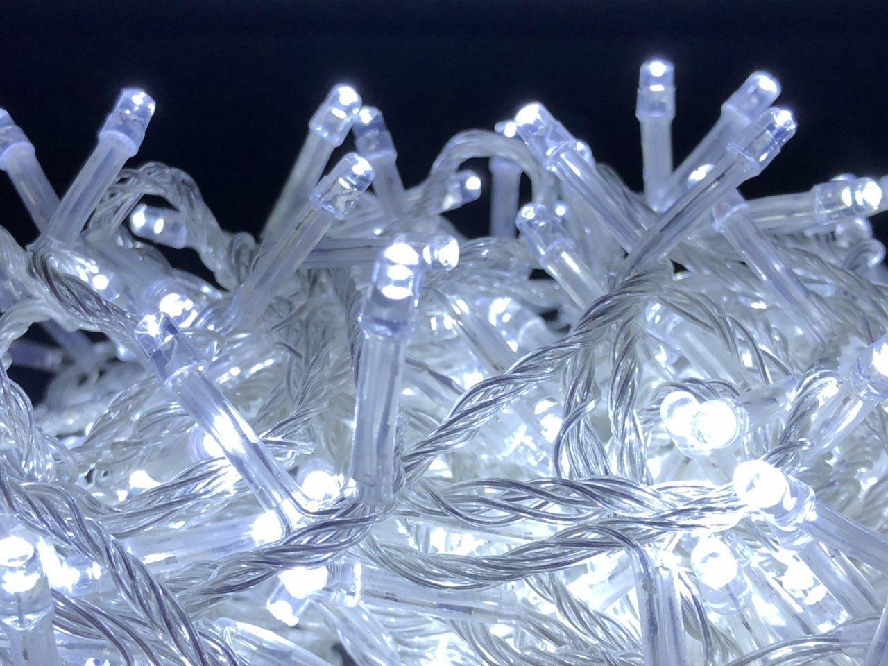 2089290616_shtora-girlyanda-300-led Штора-гірлянда 300 LED C 3 на 3 м. тепло-біла — изображение 2