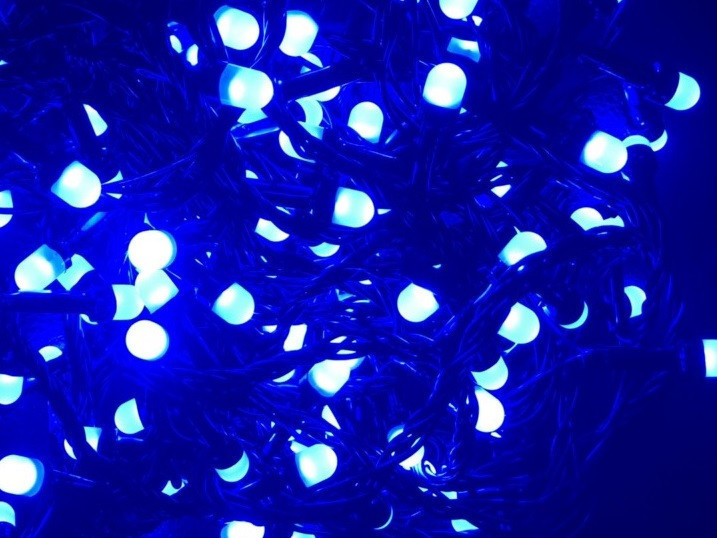 2089311679_shtora-girlyanda-matova-linza Штора-гірлянда матова Лінза D 300 LED 3 на 2 м. кольорова - Зображення 2