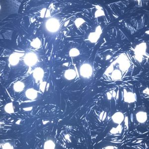 Штора-гірлянда матова Лінза D 300 LED 3 на 2 м. біла