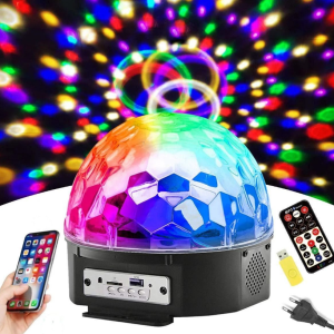 Светомузыка диско шар c Bluetooth Magic Ball Music XXB 01/M6 вращающийся MP3 плеер с пультом.