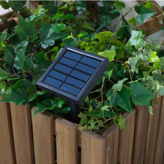 304987908 Гирлянда уличная для деревьев и веранд led капля росы solar от солнечной батареи 200 led 20 метров, желтая / Холодный Белый — изображение 2