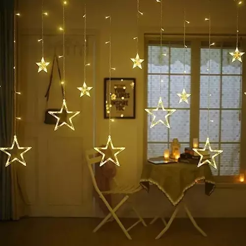 3412901038_w640_h640_svetodiodnaya-girlyanda-shtora Гирлянда штора звезда с пультом разные режимы белая красивая гирлянда со звёздами — изображение 9