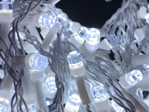 Штора-гірлянда Кришталь D 120 LED (E) 3 на 0.5 м. синя — изображение 3