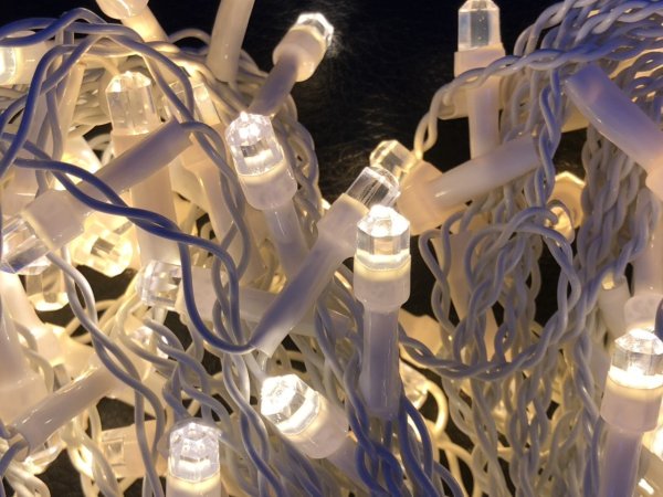 Штора-гірлянда Кришталь D 120 LED (E) 3 на 0.5 м. синя — изображение 4