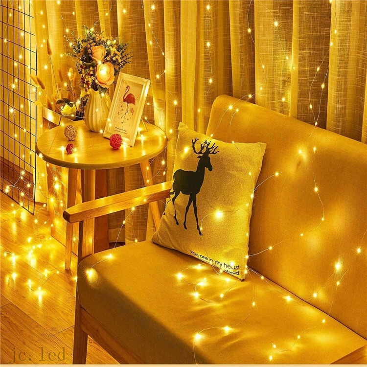 3471311228_w640_h640_svetodiodnaya-novogodnyaya-girlyanda Светодиодная новогодняя гирлянда ЛУЧИ РОСЫ 3х2 м с ПУЛЬТОМ 400LED занавес на окно штора роса на проволоке, ТЕПЛЫЙ - Зображення 2