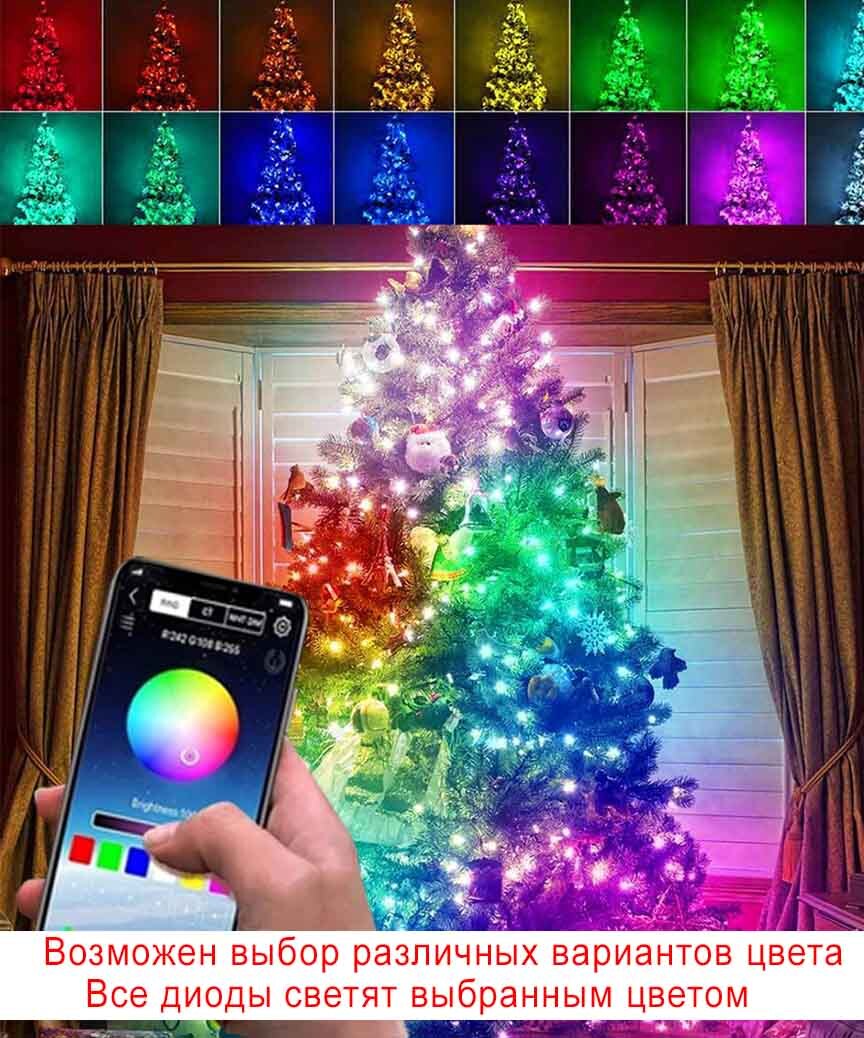 123654_1.864x1038 Гирлянда с smart приложением 200 led 20 метров RGB на USB — изображение 2