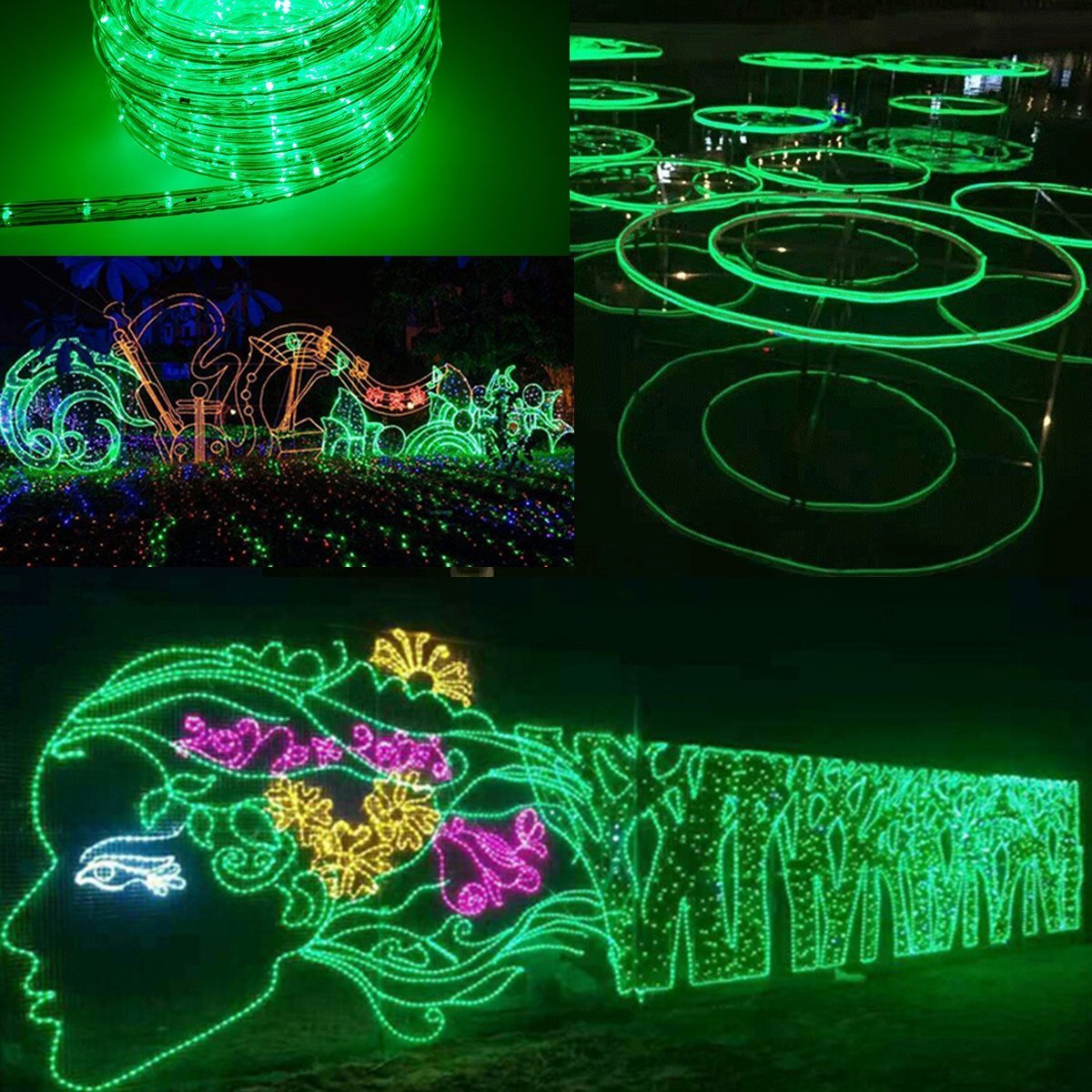 LED_light_дюралайт_зеленый_купить_бухту_шланга_зеленого_цвета_света Дюралайт зеленый 100 м 2WRL двухжильный пвх трубка LED light — изображение 4