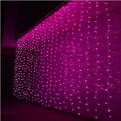 LED_Гирлянды_шторы_занавес_3_на_3_метра Гирлянда штора Curtain 3 на 3 метра 600 LED холодный белый — изображение 4
