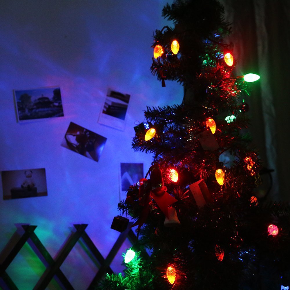LED_Светодиодная_гирянда_шарики_шишки RGB мультик разноцветная гирлянда шарики — изображение 3