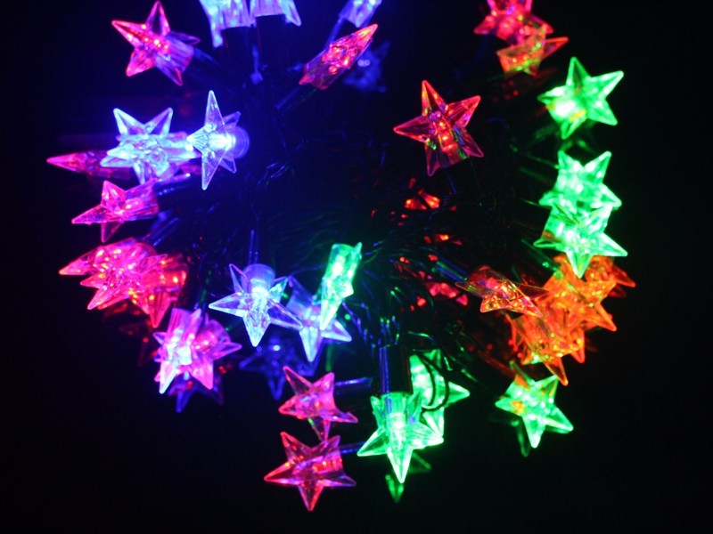 LED_вездочка_светодиодная_гирлянда Светодиодная гирлянда звездочка 40 LED — изображение 3