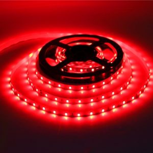 Светодиодная LED лента 3528 красная 5 метров