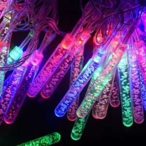 Гирлянда сосулька 28 LED разноцветная