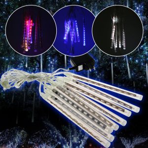 Сосулька светодиодная тающая стекающий дождь 30 см LED