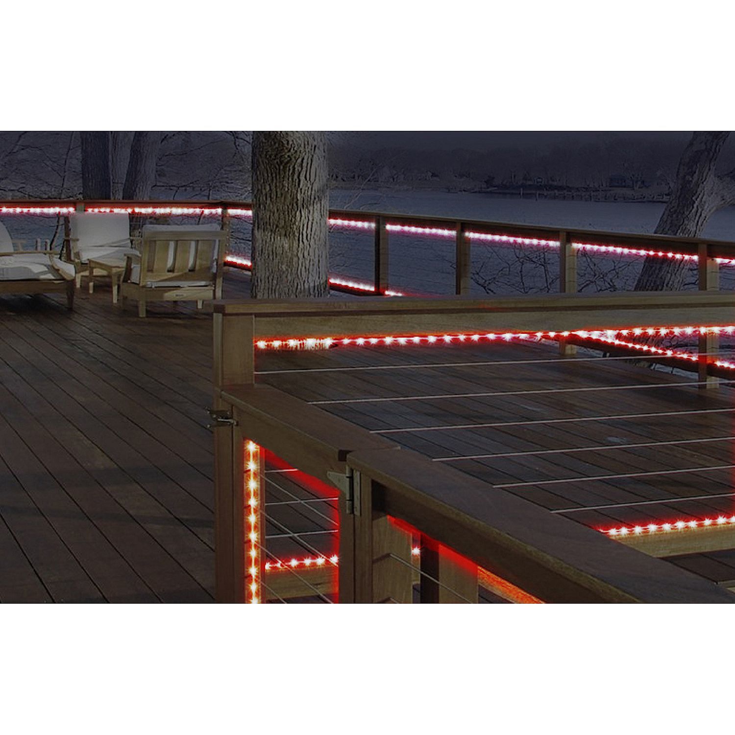 LED_шнур_дюралайт_лента_красная_готовый_набор_20_м_комплект Красный дюралайт готовый набор комплект 20 метров 2WRL LED светодиодный отрезок — изображение 4