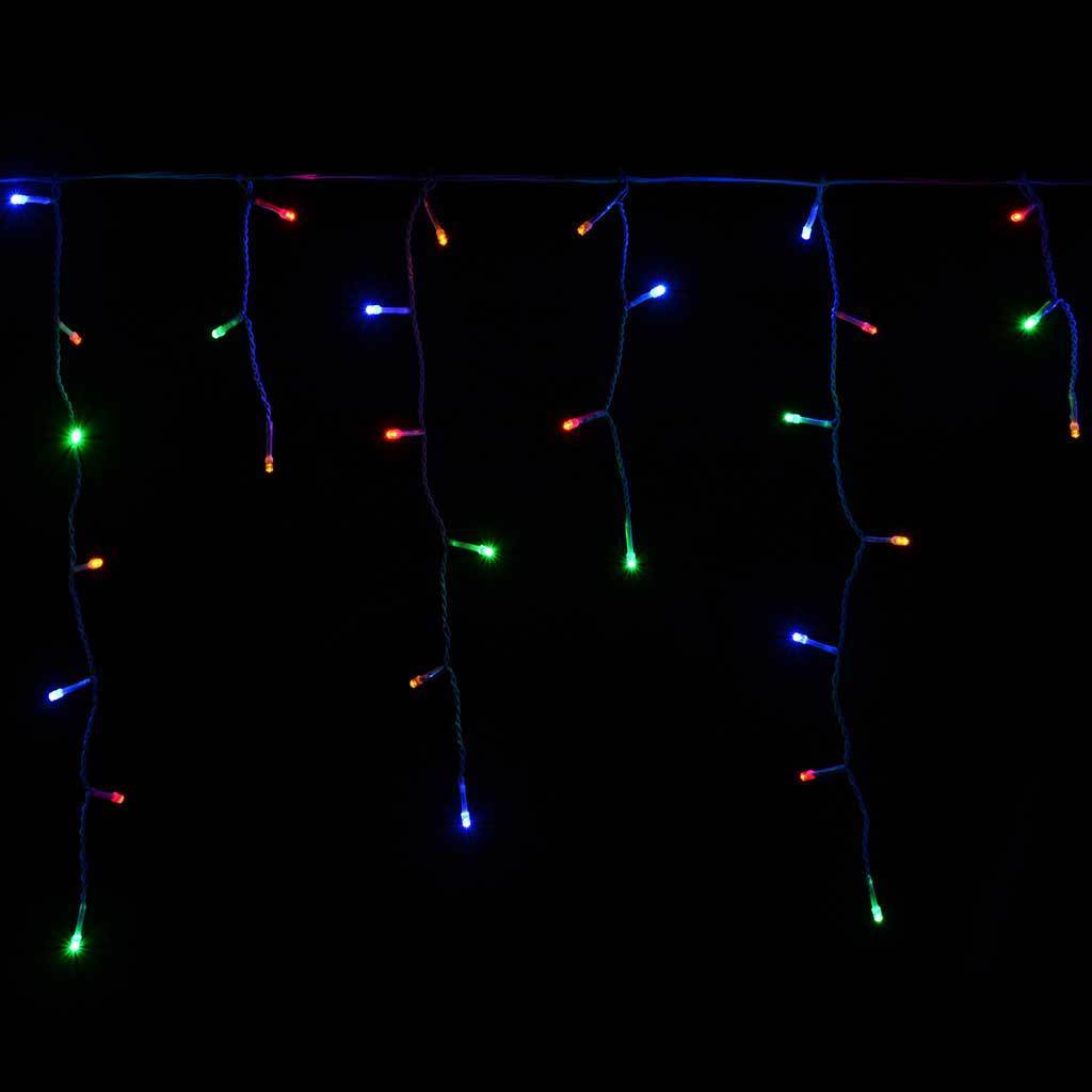 Гирлянда бахрома 3 м на 0,7 м 120 LED Разноцветная — изображение 5