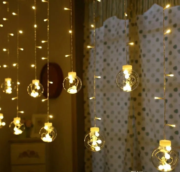 image__4_ Светодиодная гирлянда шары штора led — изображение 4