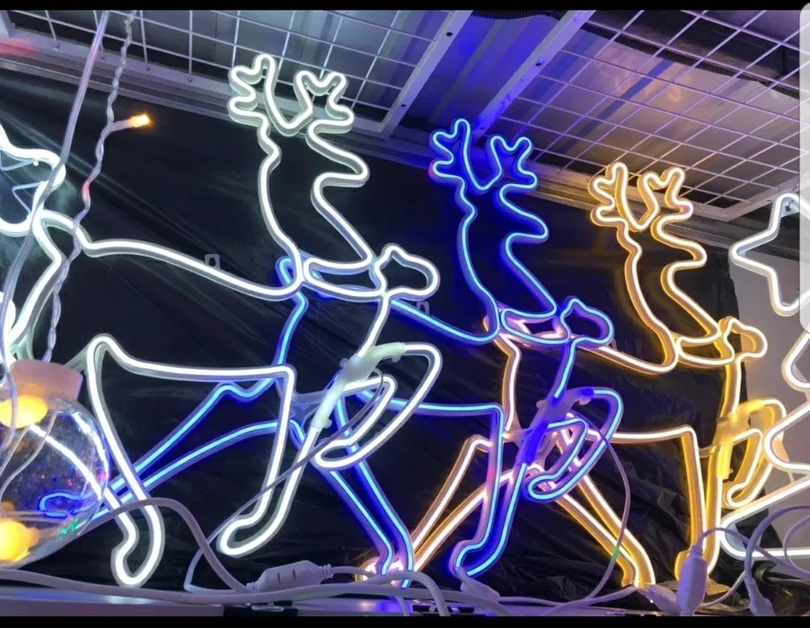 image__8_ Гирлянда снежинка неон LED 60см — изображение 2