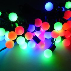 Гирлянда МультиШарики Led 28 Ø 23 мм RGB