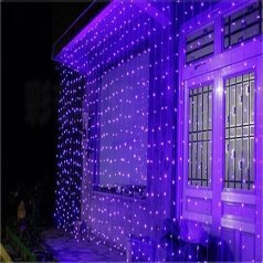 Гирлянда дождь, штора 3 на 3 метра 600 LED