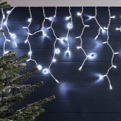 Бахрома белая холодная 3м на 0,7м 120LED КАУЧУК