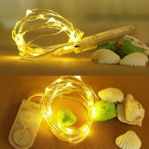 Светодиодная гирлянда капля росы нить 5м 50 led Батарейки CR2023 Тепло белая