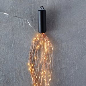 Гирлянда роса 160 led 10 линий по 1,6 м, цвет - желтый