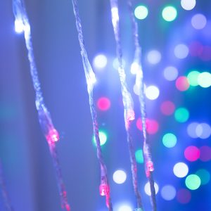 Гирлянда водопад 3х2м метра 400 LED разноцветный мульти цвет