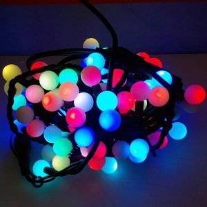Гирлянда МультиШарики Led 40 Ø 18 мм RGB