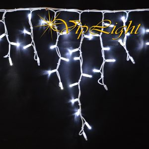 Бахрома гирлянда для улицы 3 м на 0,7 м 100 LED Белая украсить фасад