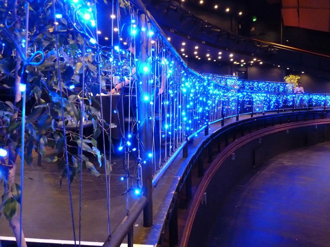 Бахрома_гирлянда_10_на_0_7_метров_синяя_на_ПВХ_проводе Бахрома 10 м на 0,7 м 150LED Синий цвет