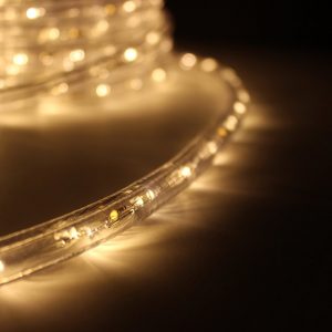Светодиодная гирлянда дюралайт тепло белого цвета 100 метров LED