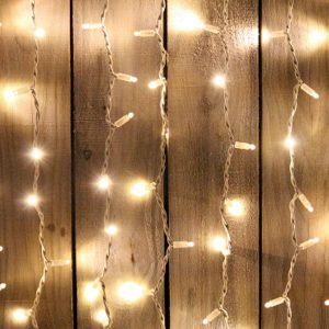 LED гирлянда штора  3 на 2,5 метров 560 LED белый провод