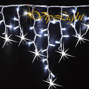 Гирлянда бахрома 5 м на 0,7 м 160LED с МЕРЦАНИЕМ Белый