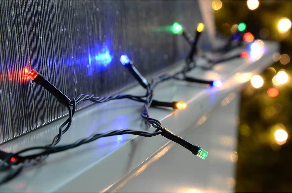 Гирлянда_нить_10_метрво_100_led_светодиодов Нить гирлянда 10 м 100 LED разноцветная — изображение 6