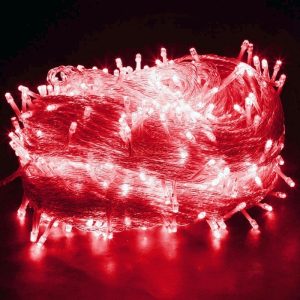 Гирлянда 400 LED Красная 20 метров