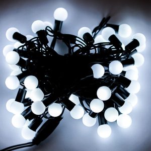 Гирлянда шарики нить наружные уличные внешние LED
