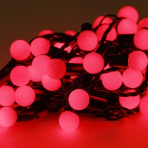 Наружная гирлянда нить шарики светодиодная LED 10 метров