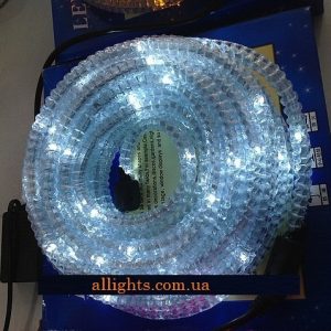 Новогодняя гирлянда гофрированный дюралайт 10 метров набор LED 3WRL