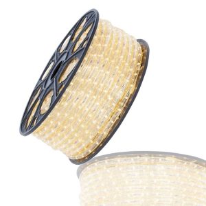 Новогодняя гирлянда дюралайт светодиодная LED гофрированная