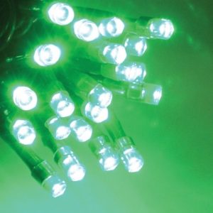 Нить 5 метров 50 led светодиодная гирлянда зеленая уличная