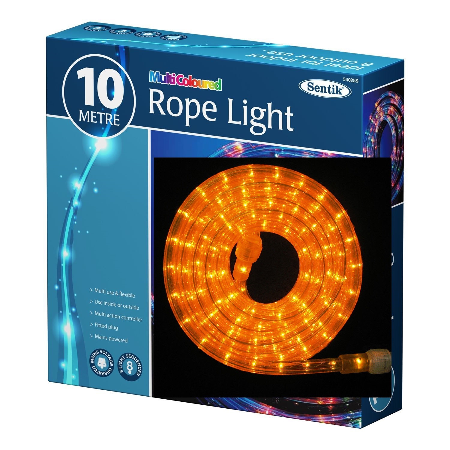 Желтый дюралйт 10 м шланг готовый комплект набор 2WRL LED