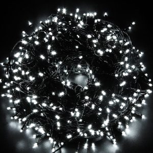 Гирлянда нить 35 метров 480 LED на дерево уличная Белый