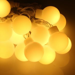 Большие шары гирлянды LED светодиодные
