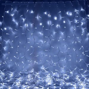 Гирлянда штора Уличная 3 на 3 метра 1200 LED