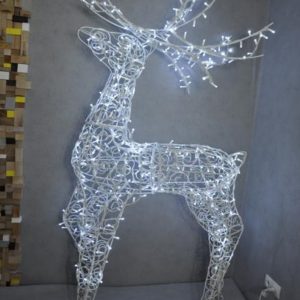 Декоративная фигура оленя 240 см конструкция LED