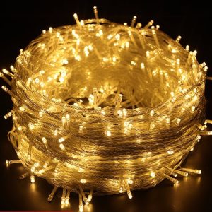 Гирлянда 400 LED Желтая 20 метрво