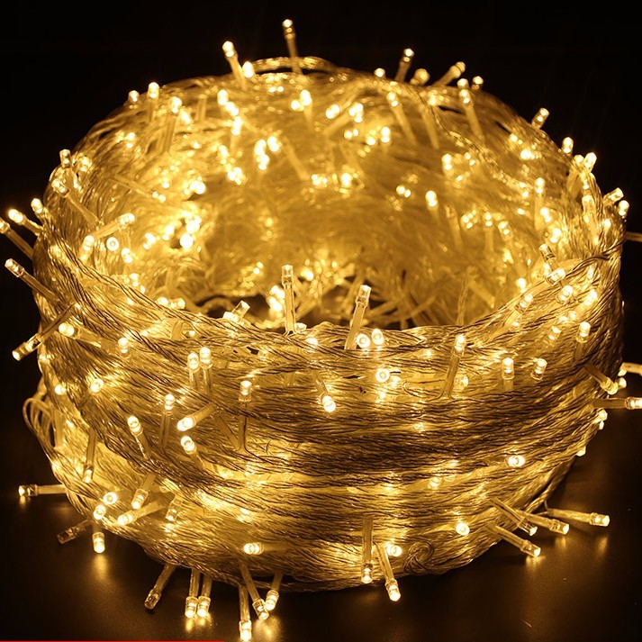 Светодиодная_новогодняя_led_гирлянда_теплый_белый_400_лед Гирлянда 400 LED Желтая 20 метрво